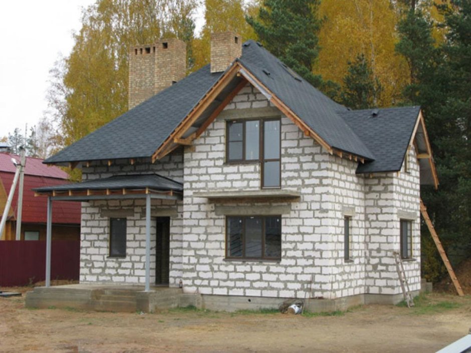 Дом из газобетонных блоков
