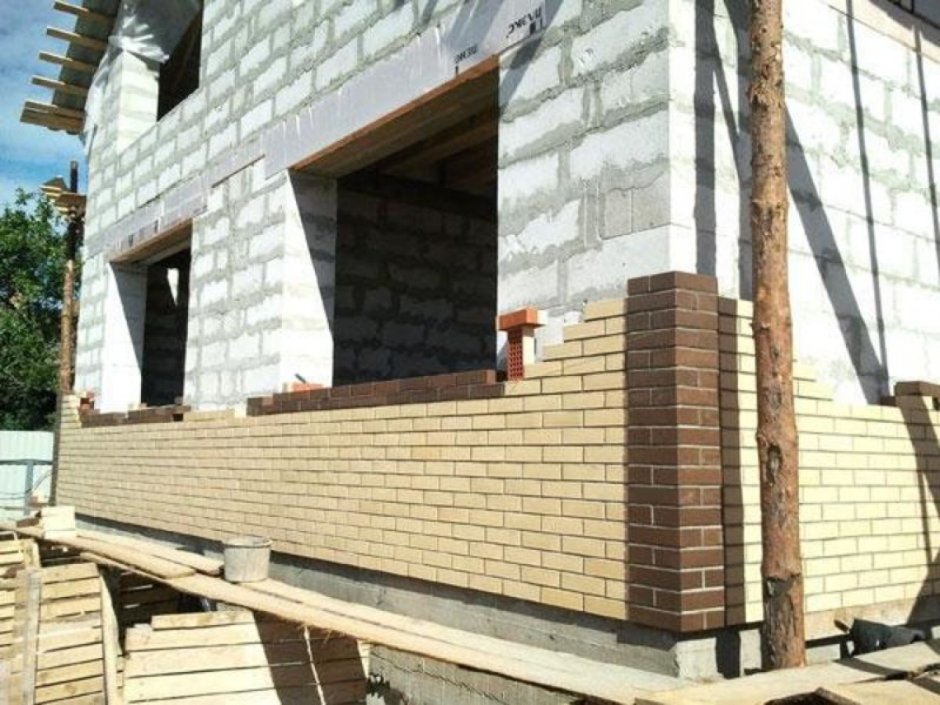 Отделка дома из газобетона
