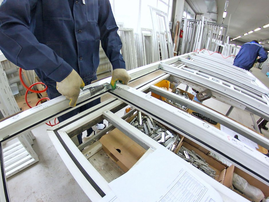 Пластиковые окна цех