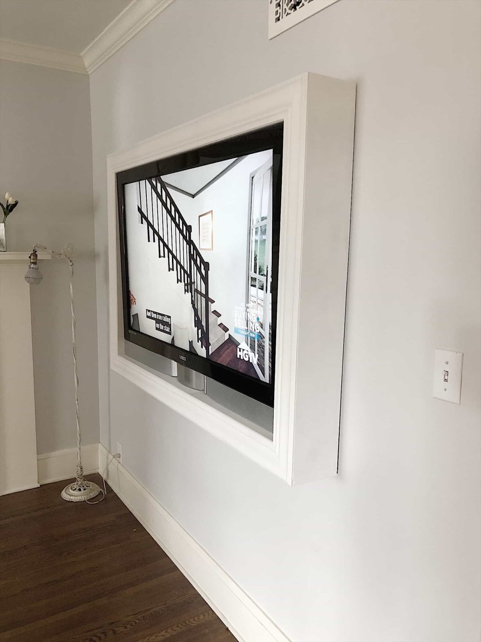 Frame телевизор сбоку