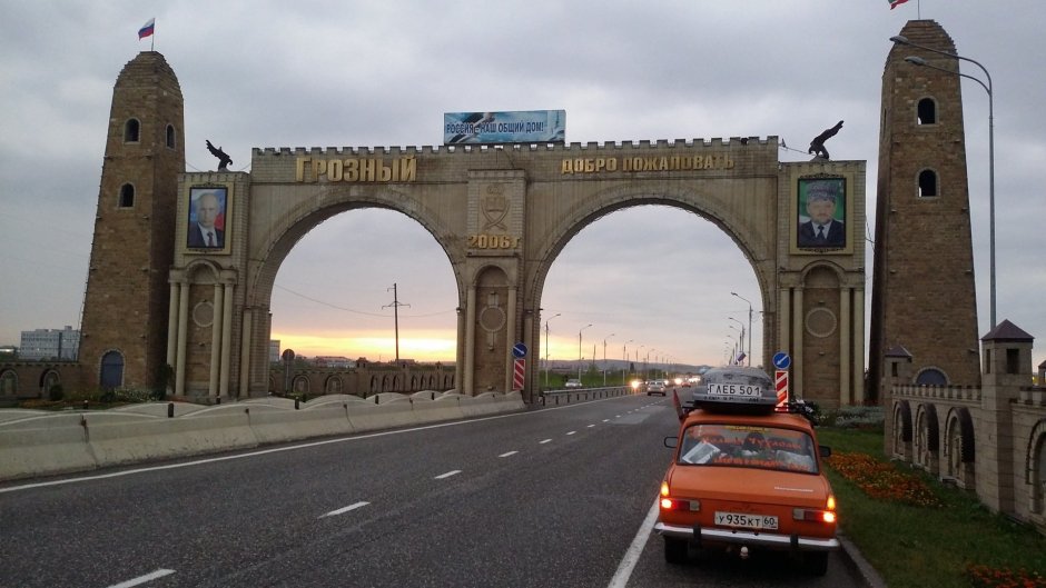 Старые автомобили в Чечне