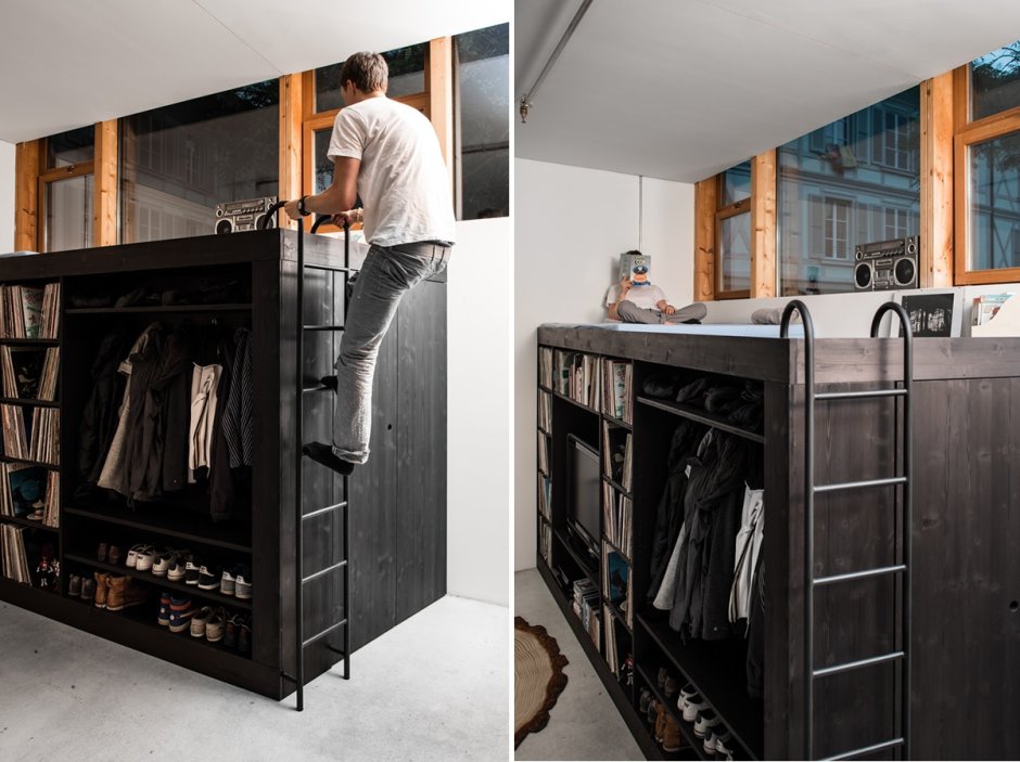Кровать шкаф Living Cube