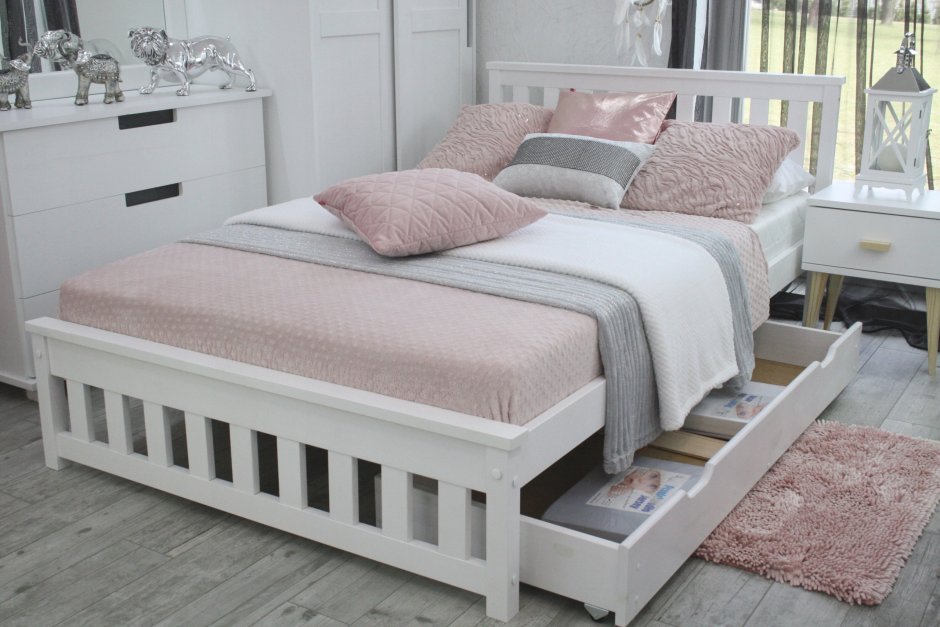 Кровать 120х200 белая икеа