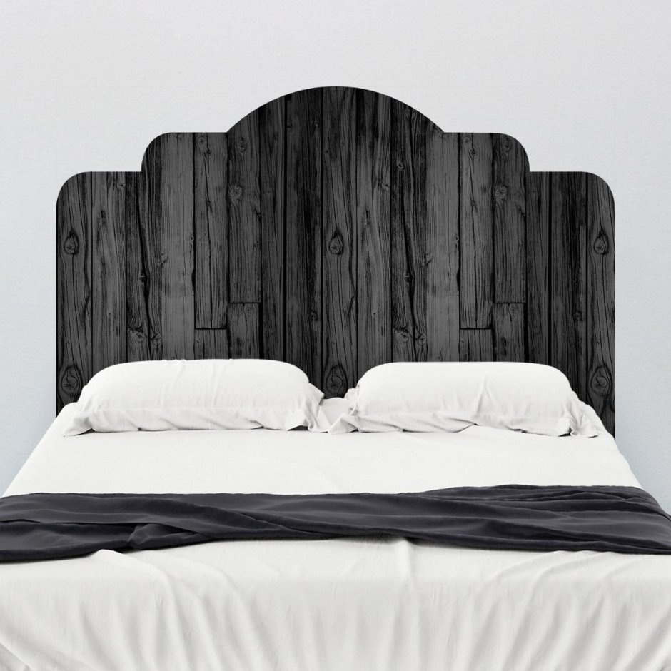 Необычные деревянные изголовья кровати