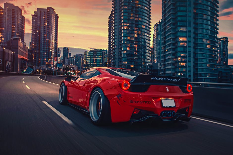 Ferrari 458 4k