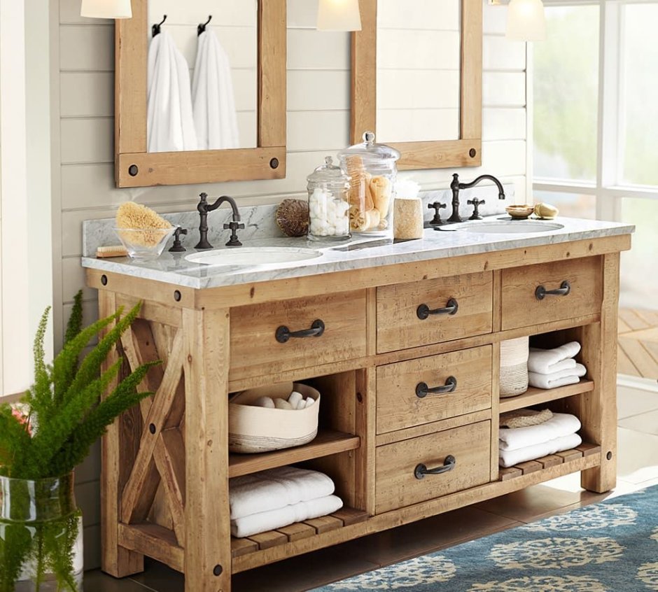 Тумба для умывальника Pottery Barn