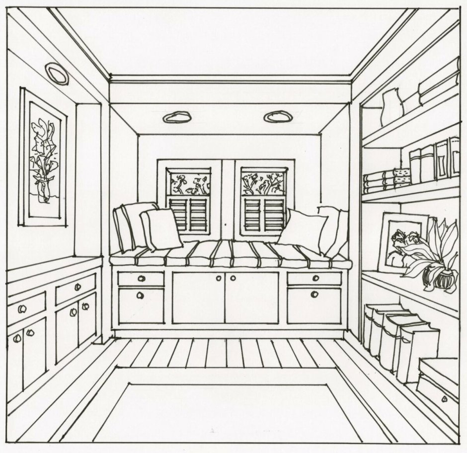 Рисунок комнаты