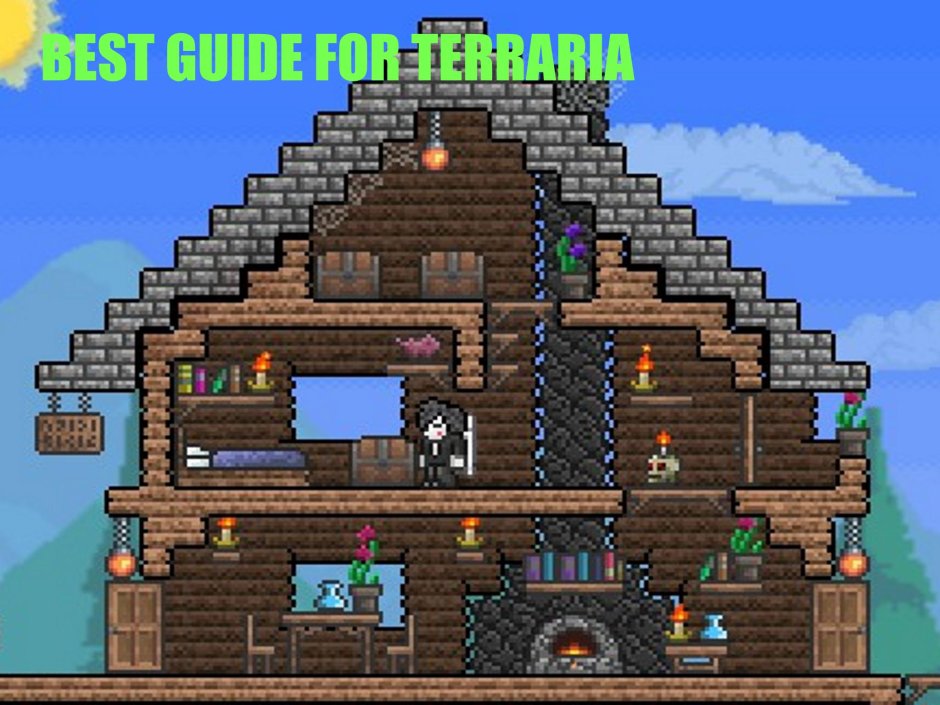 Terraria маленький домик