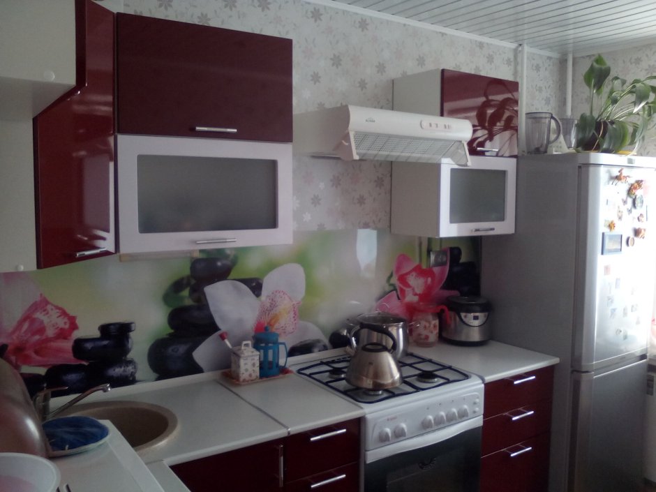 София микс кухня 2.0м белый/дуб сонома/лайм