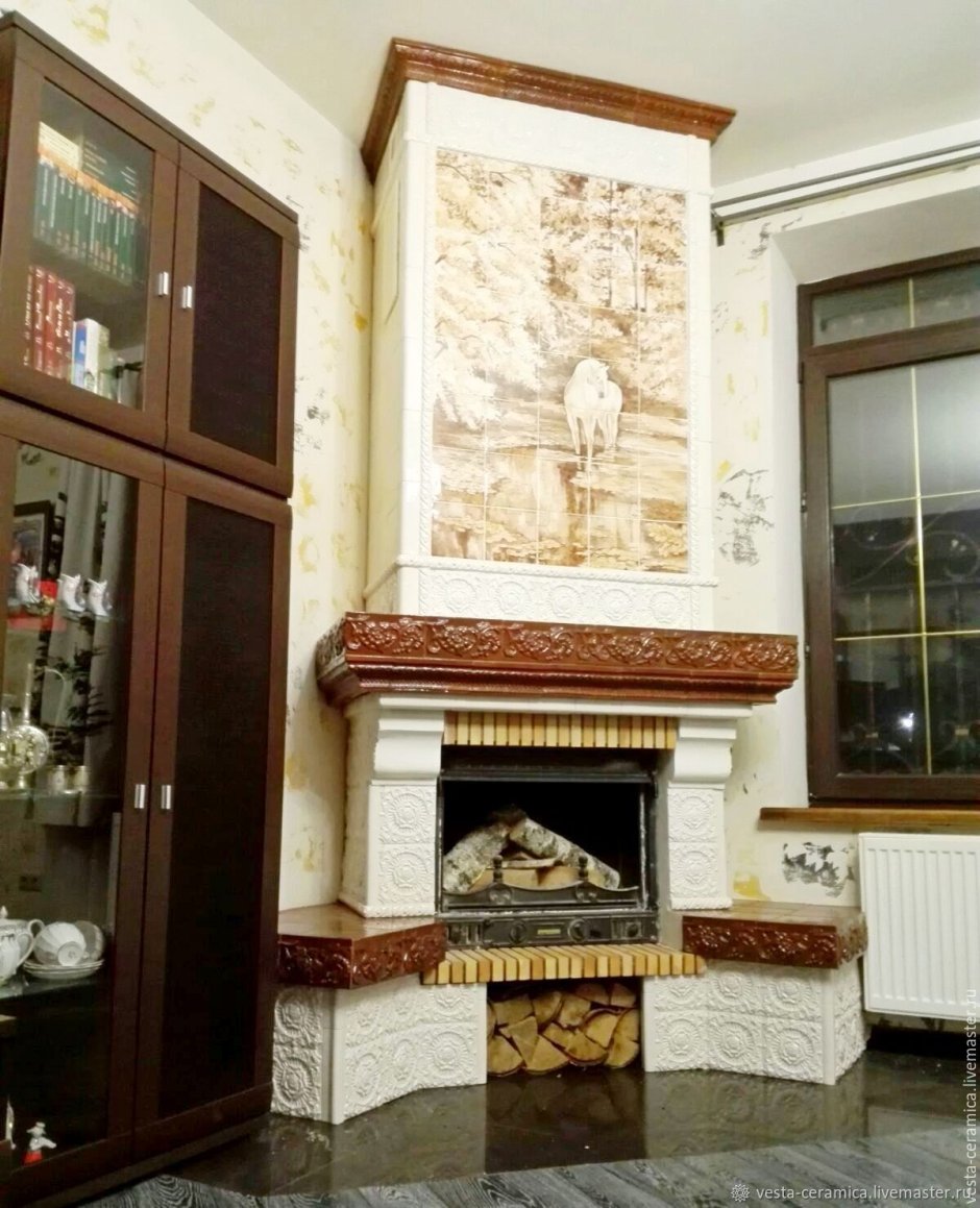 Камин плиткой Kerama Marazzi