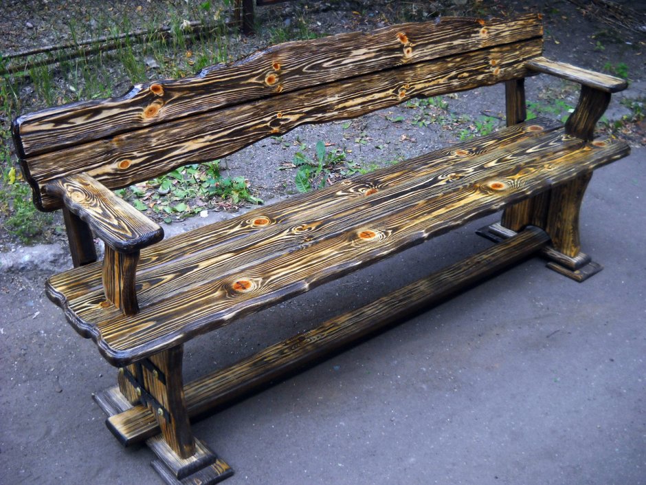 Лавочка Европа со спинкой 1500х680х860
