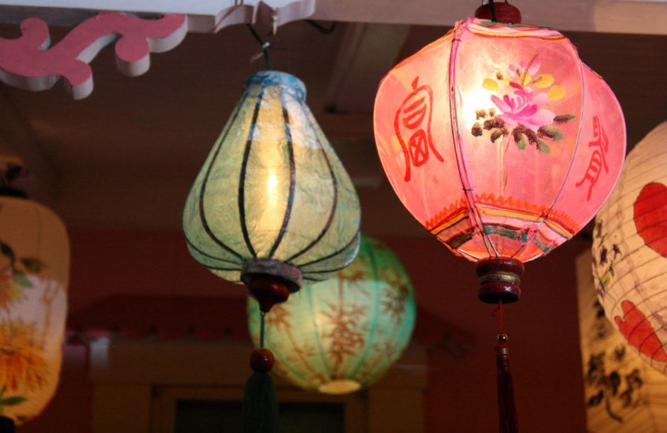 Роспись китайских фонариков
