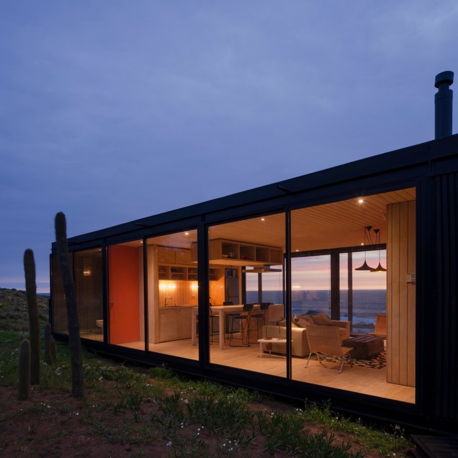 Одноэтажный модульный дом