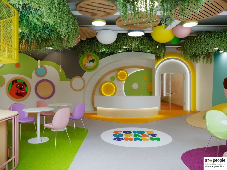 Детский развлекательный центр интерьер