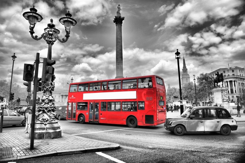 Картина по номерам Лондонский автобус