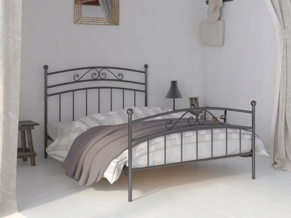 Кровать металлическая Evita 120x200