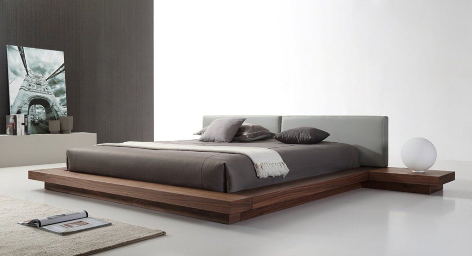 Design Wood кровать Модерн
