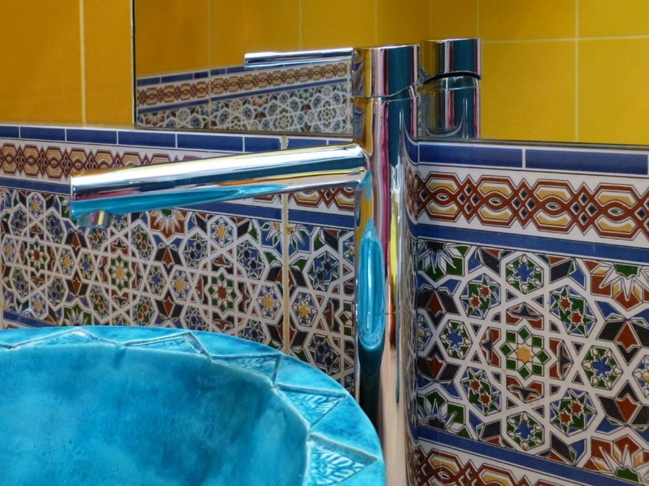Ванна в узбекском стиле