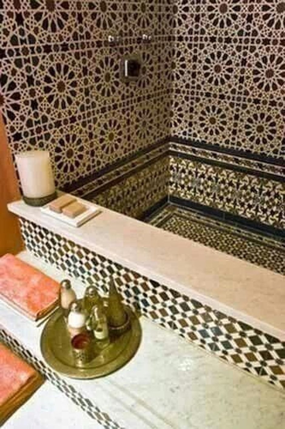 Душевая в марокканском стиле
