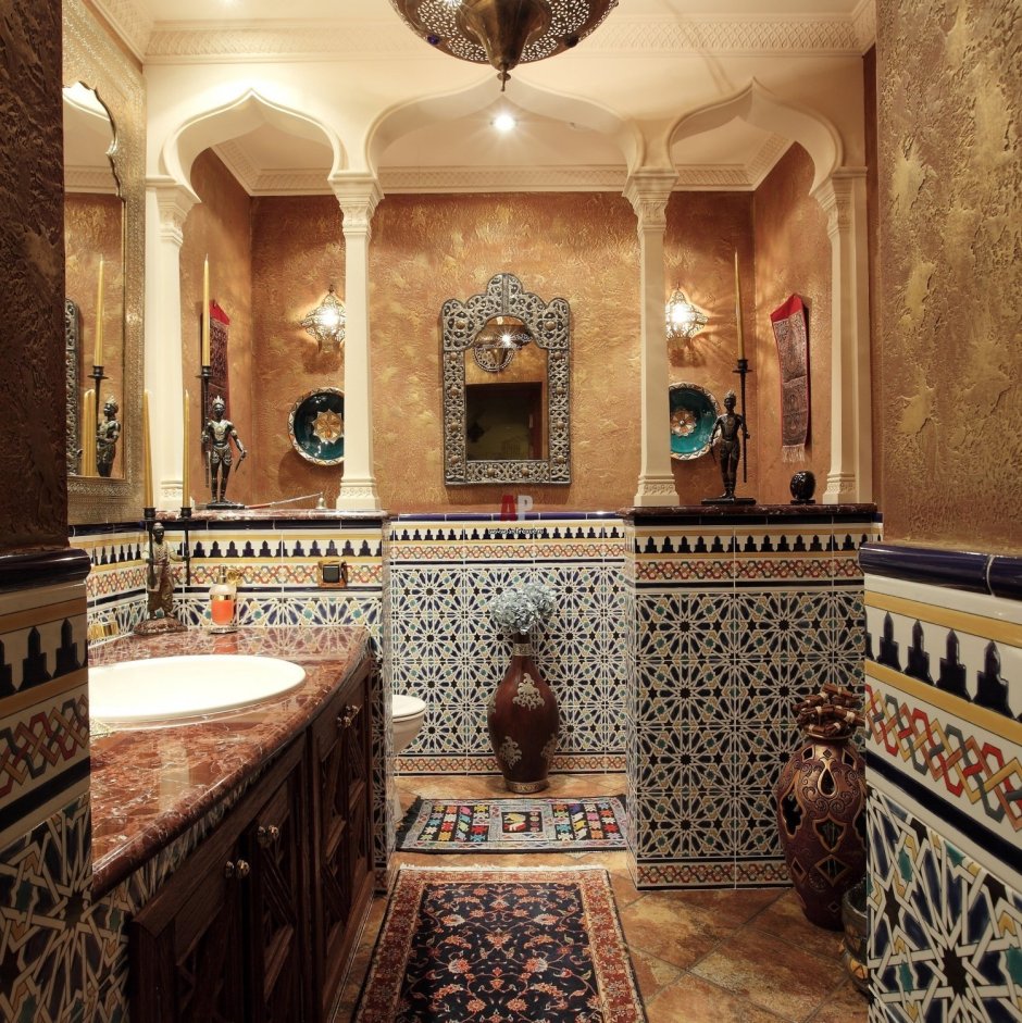 Ванная в арабском стиле