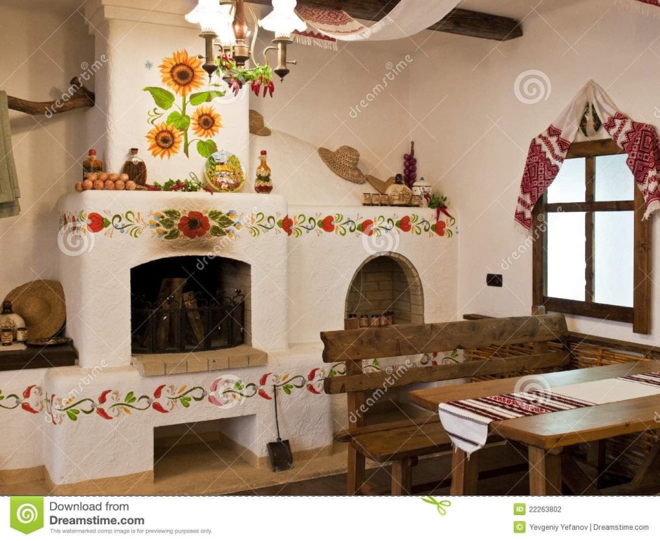 Кухня в стиле украинской хаты