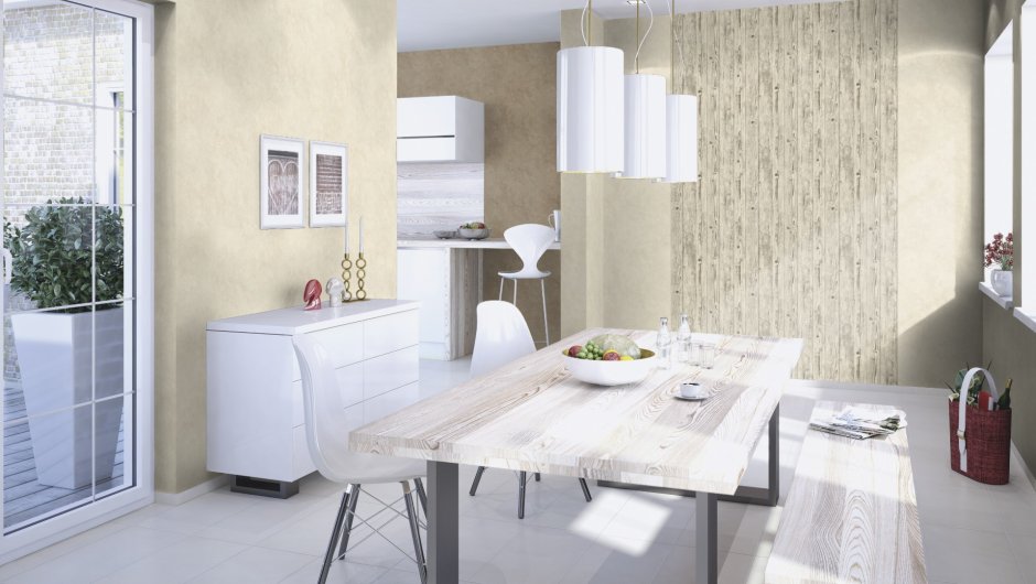 Обои Marburg la Veneziana 2 в интерьере