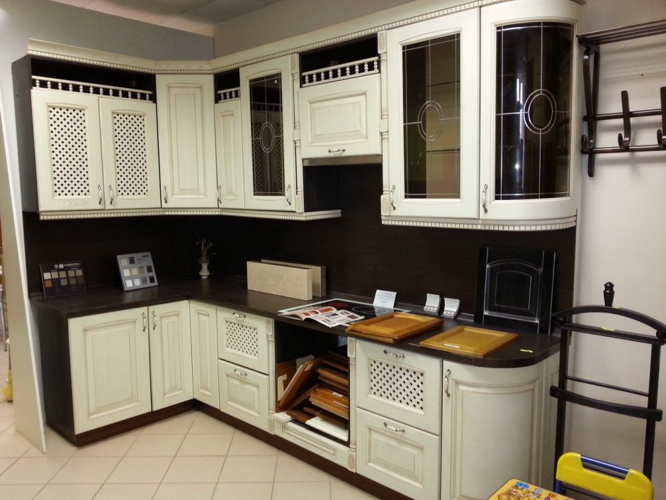 Кухня из массива ясеня т512-115