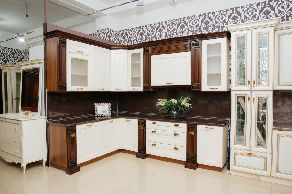 Кухня Артвуд из массива ясеня