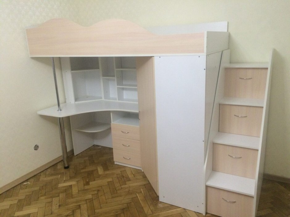 Кровать-чердак ЯРОФФ Пионер