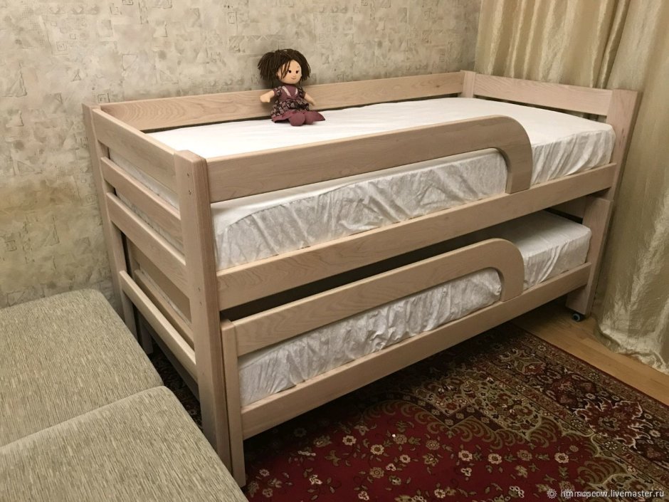 Двуспальная выдвижная кровать ikea