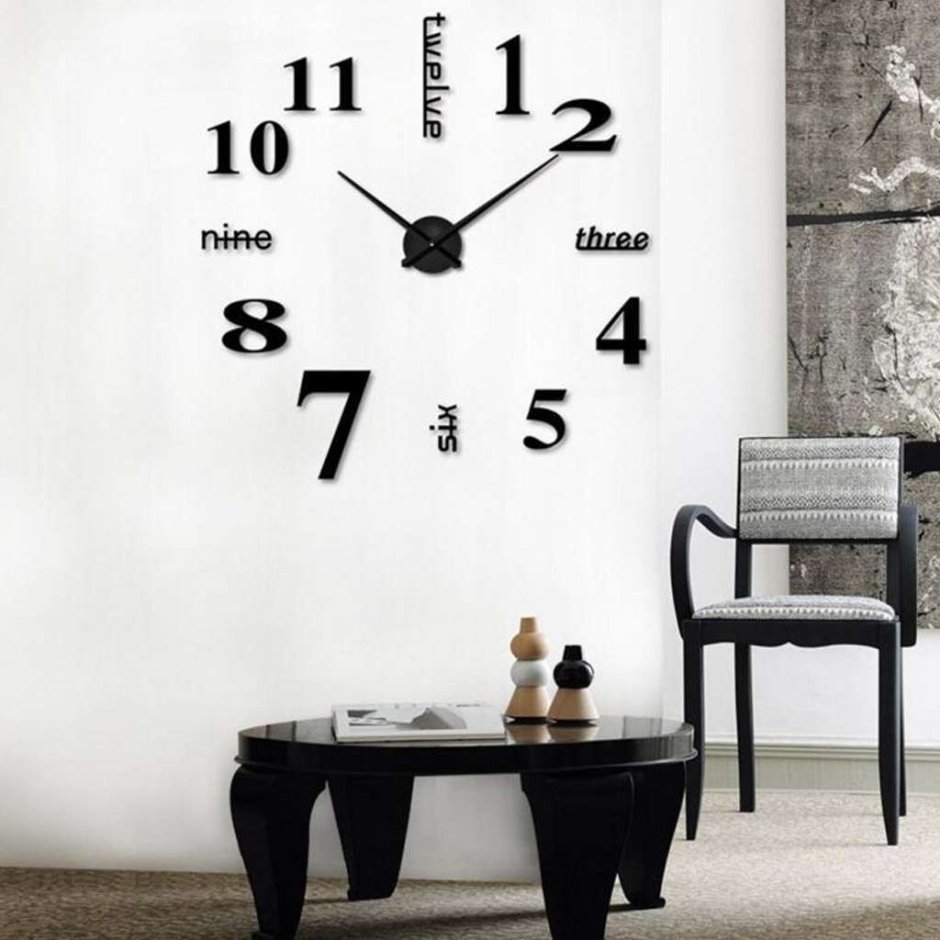 Часы настенные с отдельными цифрами