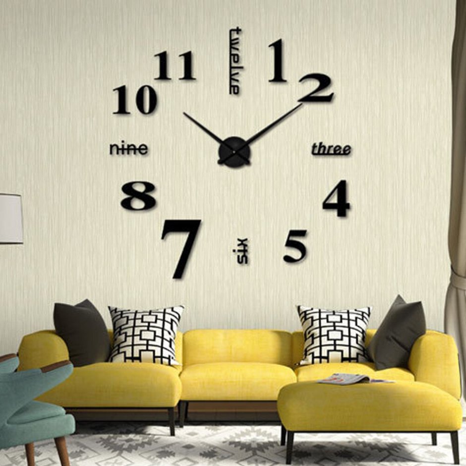 Часы настенные кварцевые DIY Clock 12s012