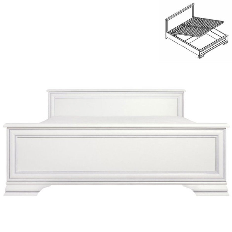 Кровать двуспальная Кентаки s132-LOZ-160 BRW_70002562