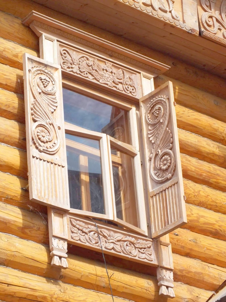 Славянские наличники на окна