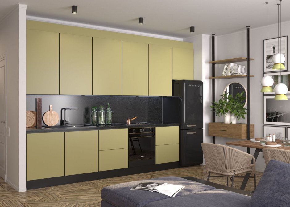 Forest Green 3027 кухня