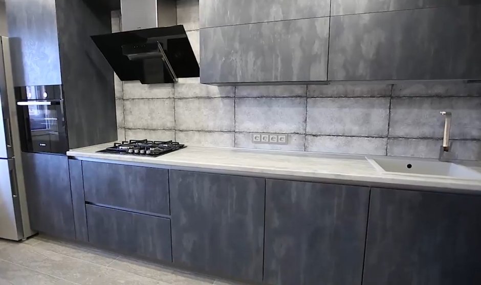 Столешница grunge Loft 90 бетон светлый