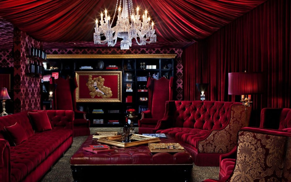 Красная комната из 50 оттенков серого