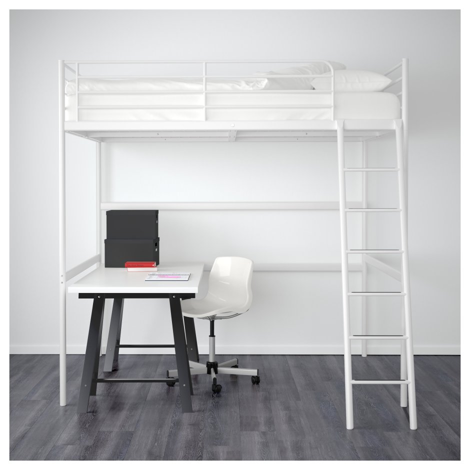 Кровать-чердак ikea икеа Тромсо