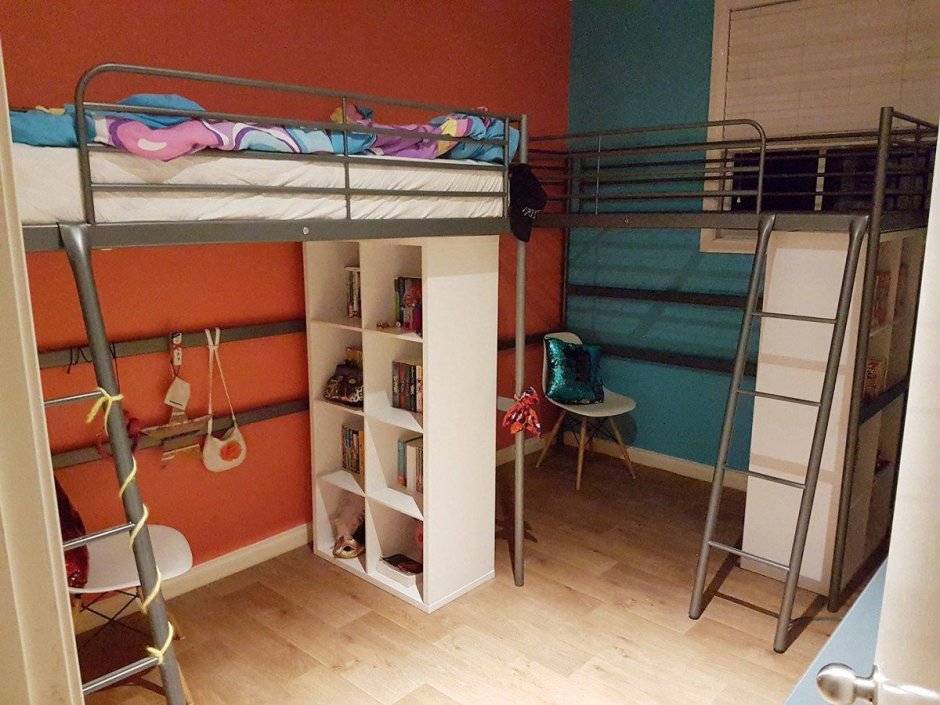 Кровать ikea svarta