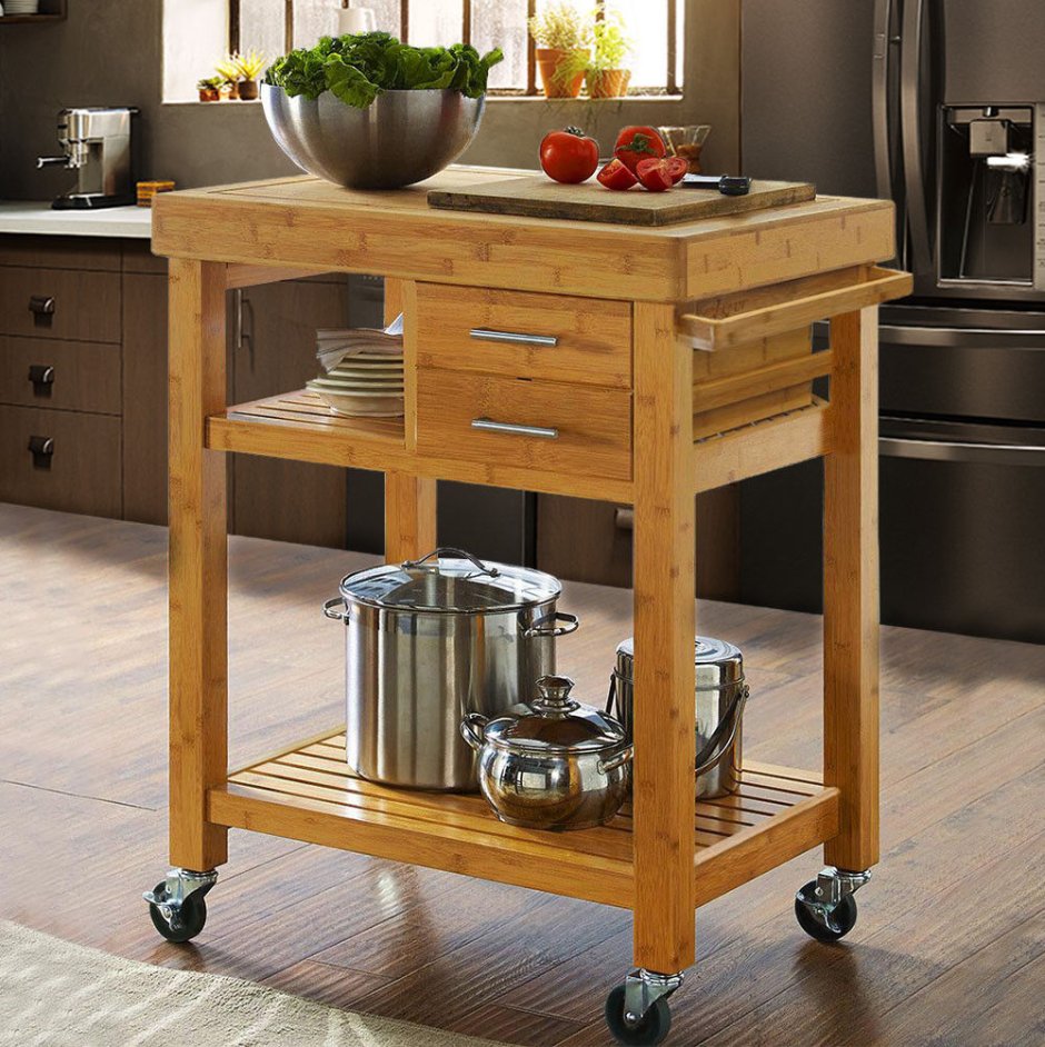 Кухонная тележка Bamboo Cabinet