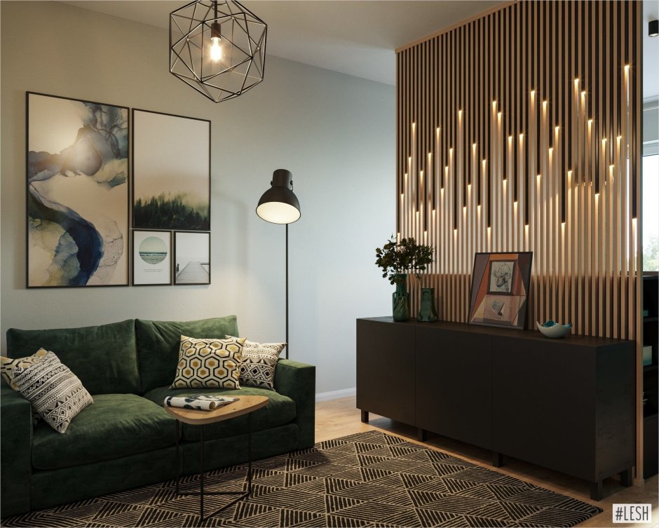 Шпонированные панели Topperfo Micro Ulme Stone Edition Acoustic Wood Panel
