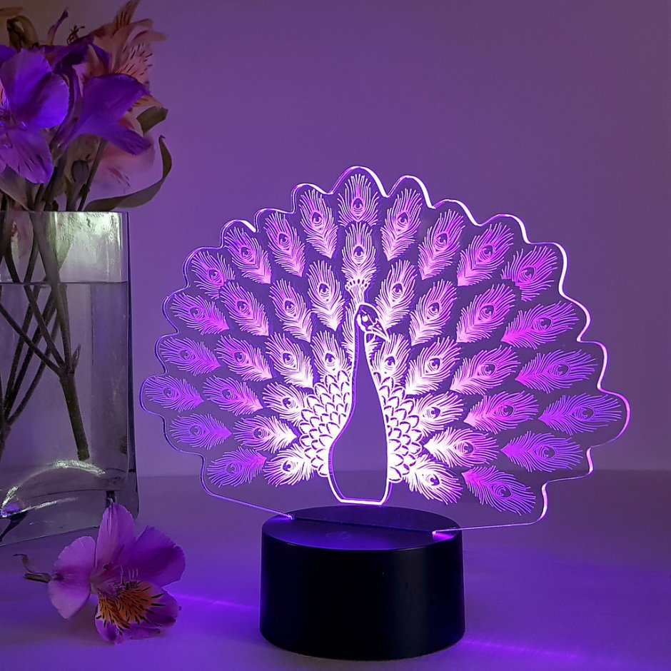 3d светильник led Lamp (ночник с 3d-эффектом)