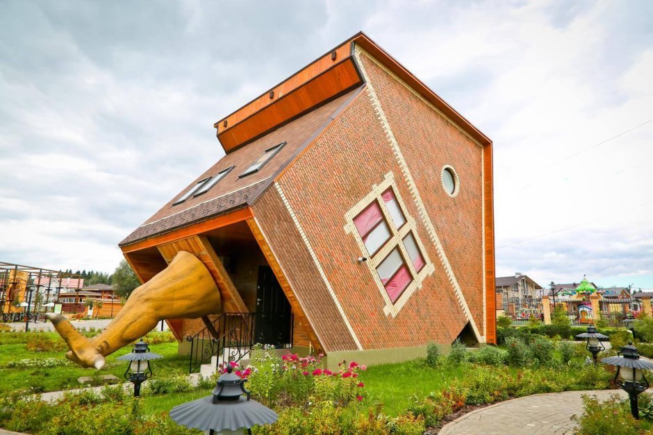 Upside-down House Szymbark, Poland