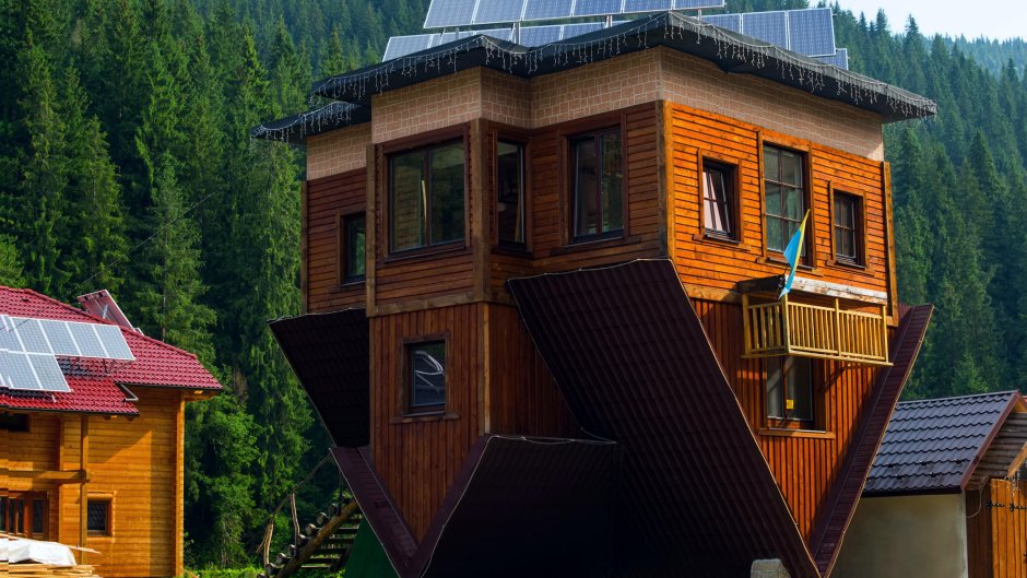 Upside down House, Trassenheide, Germany