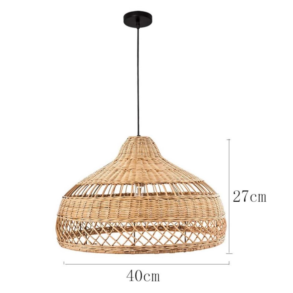 Этническая люстра из ротанга Rattan Lamp