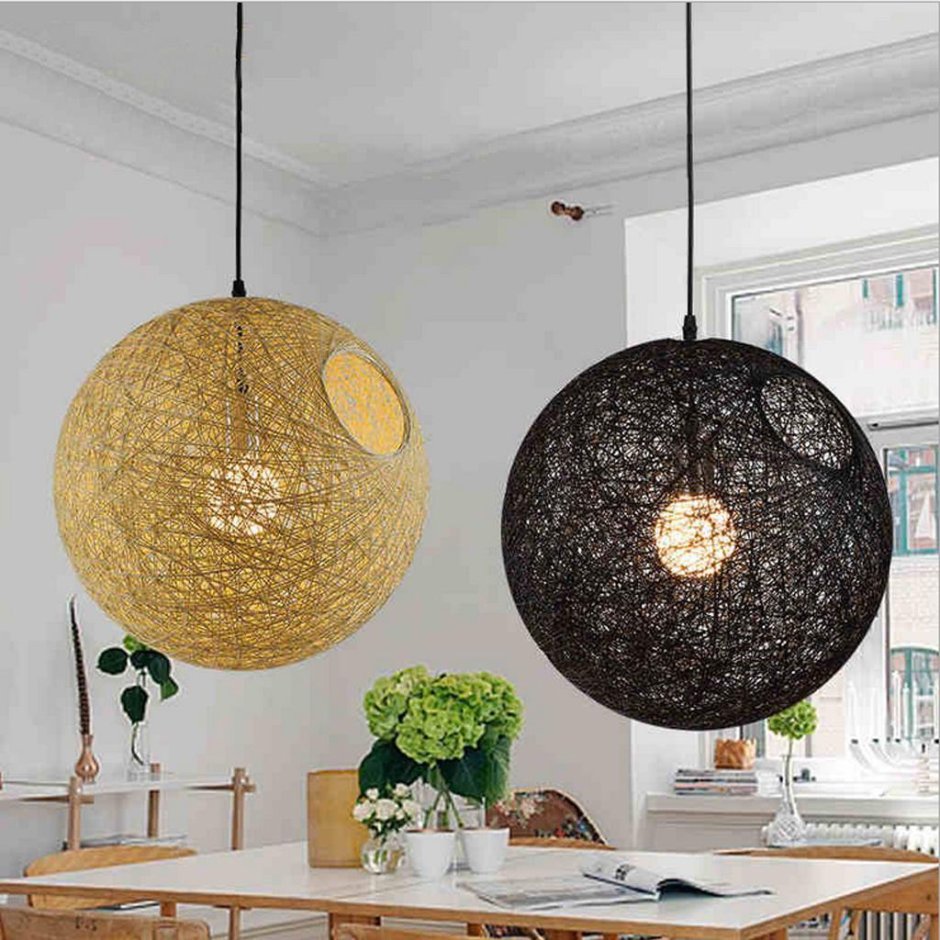 Светильник Bamboo_Rattan_Lamp