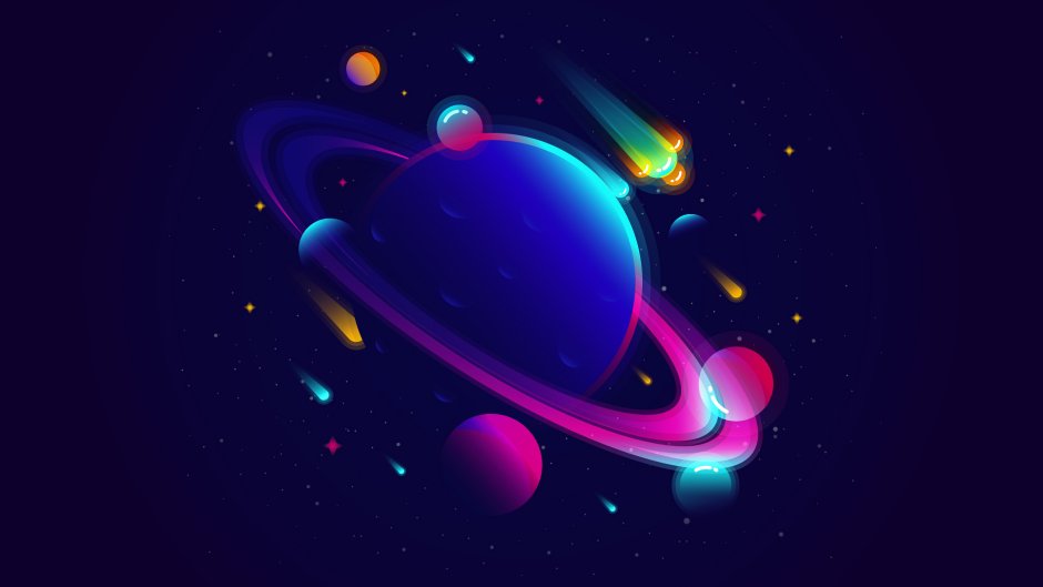 Неоновый космос