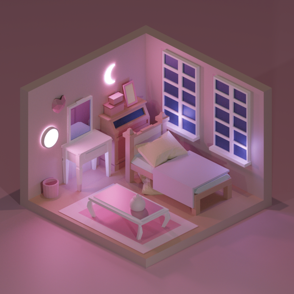 Blender 3d комната