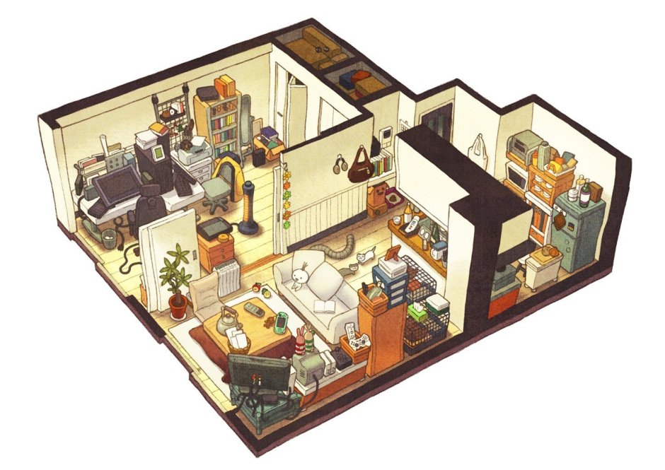 Квартира иллюстрация