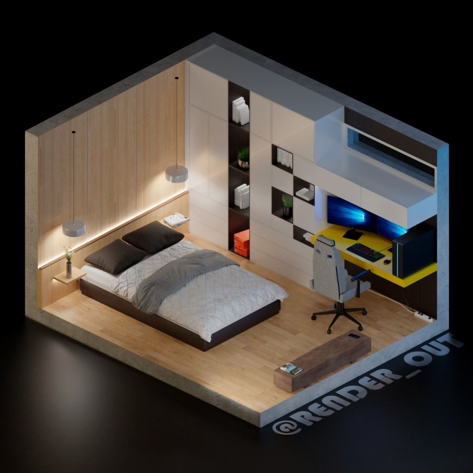 3d комната